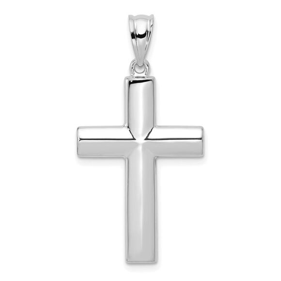 14k White Gold Hollow Cross Pendant,All Products : American Fashion Style Bags On Sale